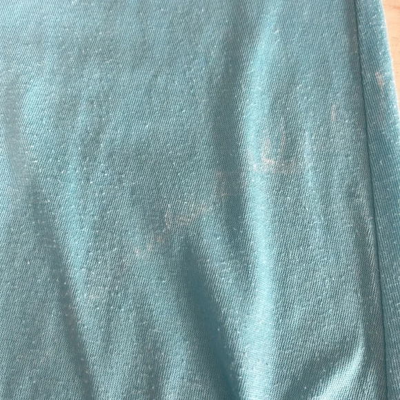 Johnny Was Cross Stitched Tunic Length Tank Top Raw Hem in Blue - Size Small - Picture 11 of 11